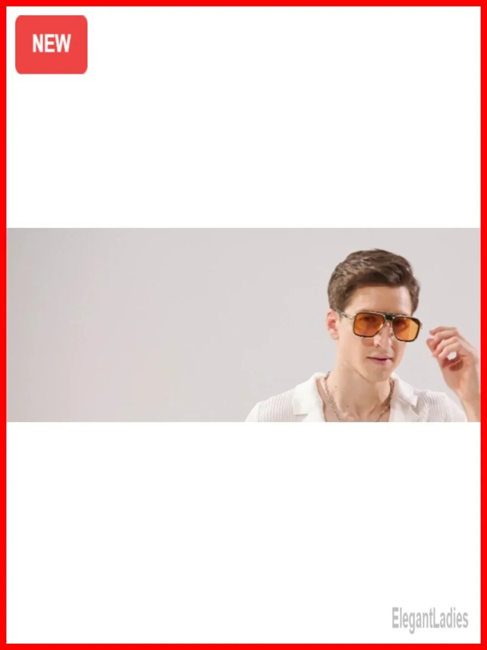 Retro Square Metal Frame Sunglasses UV400 Protection